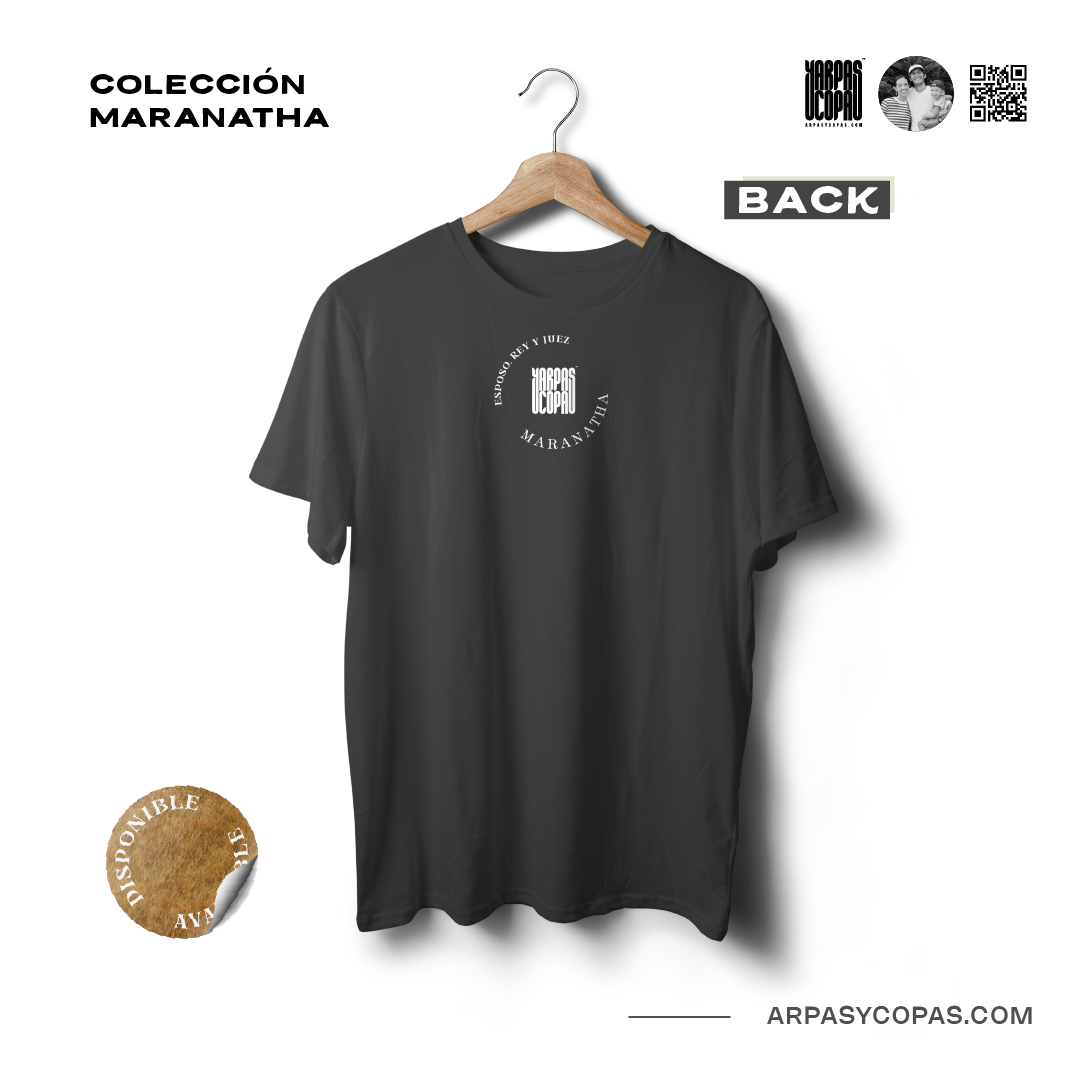 Camiseta Maranatha - Negra, Oversize