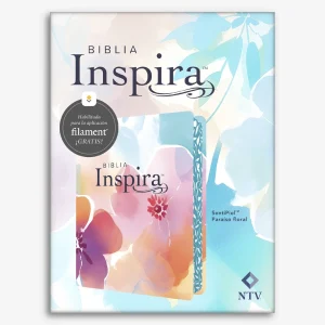 Biblia Inspira NTV con Filament (SentiPiel, Paraíso floral): La Biblia que inspira tu creatividad