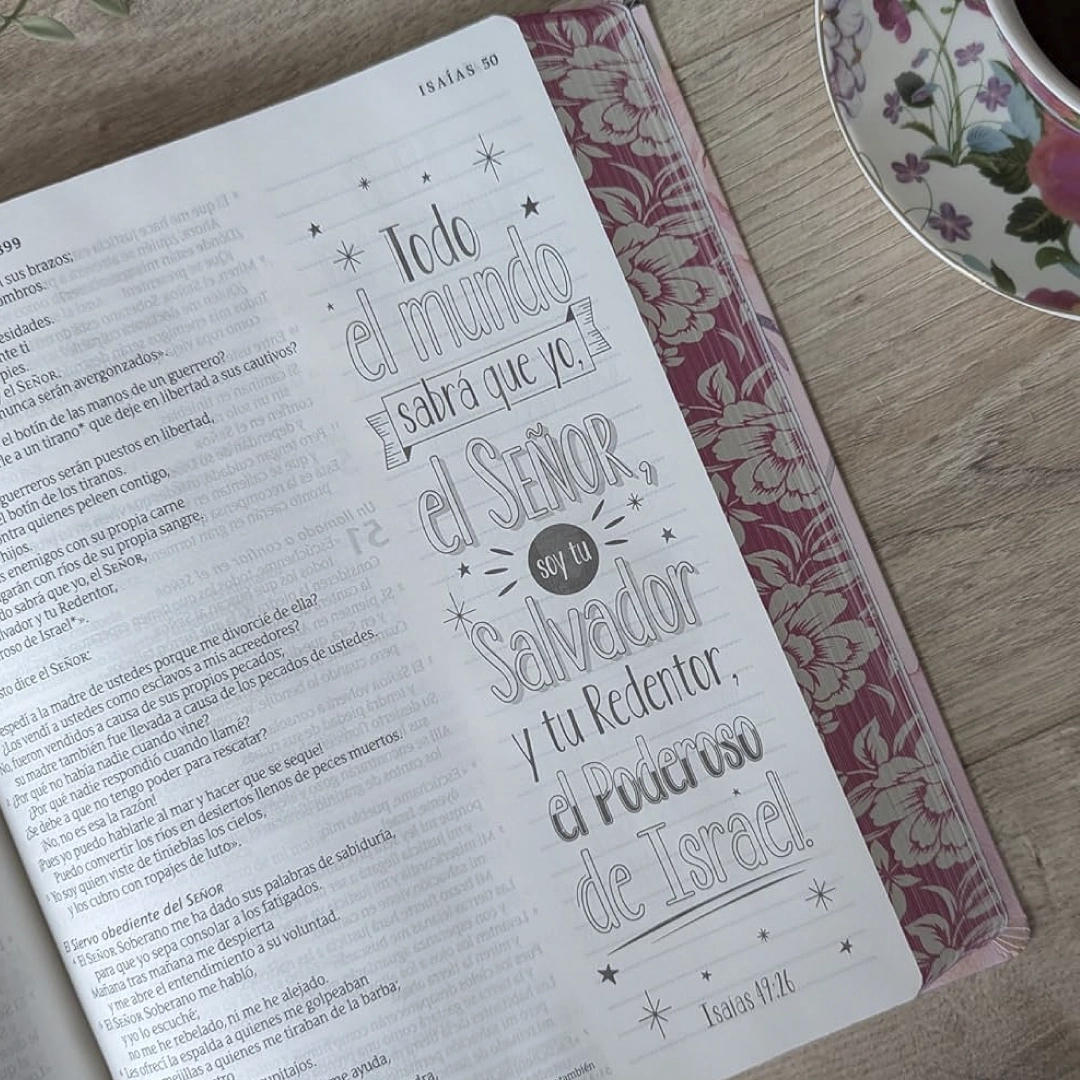 Biblia Inspira NTV, Letra grande con Filament (SentiPiel, Primaveral)