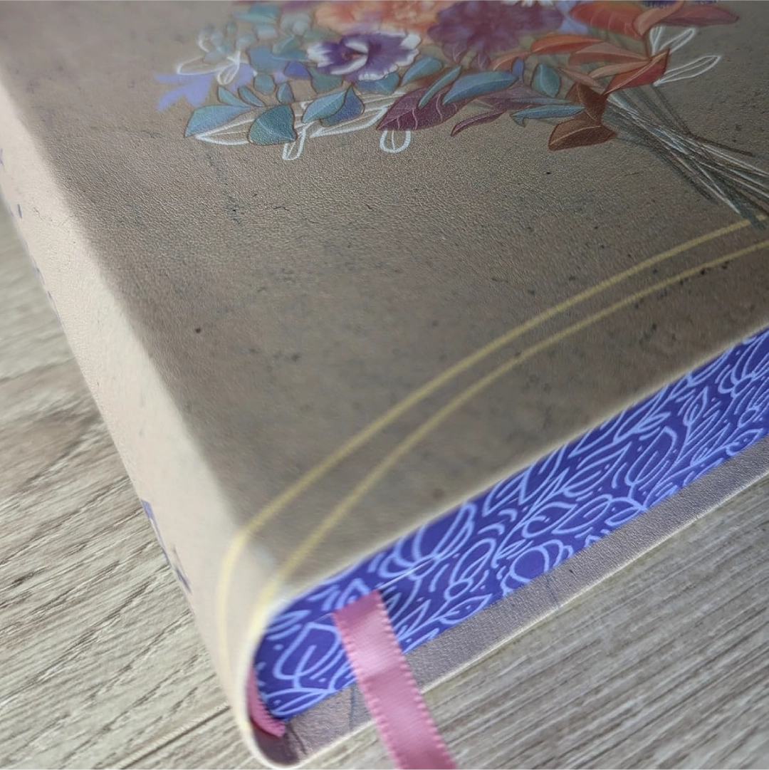 Biblia Inspira NTV con Filament (SentiPiel, Acuarela rosa)