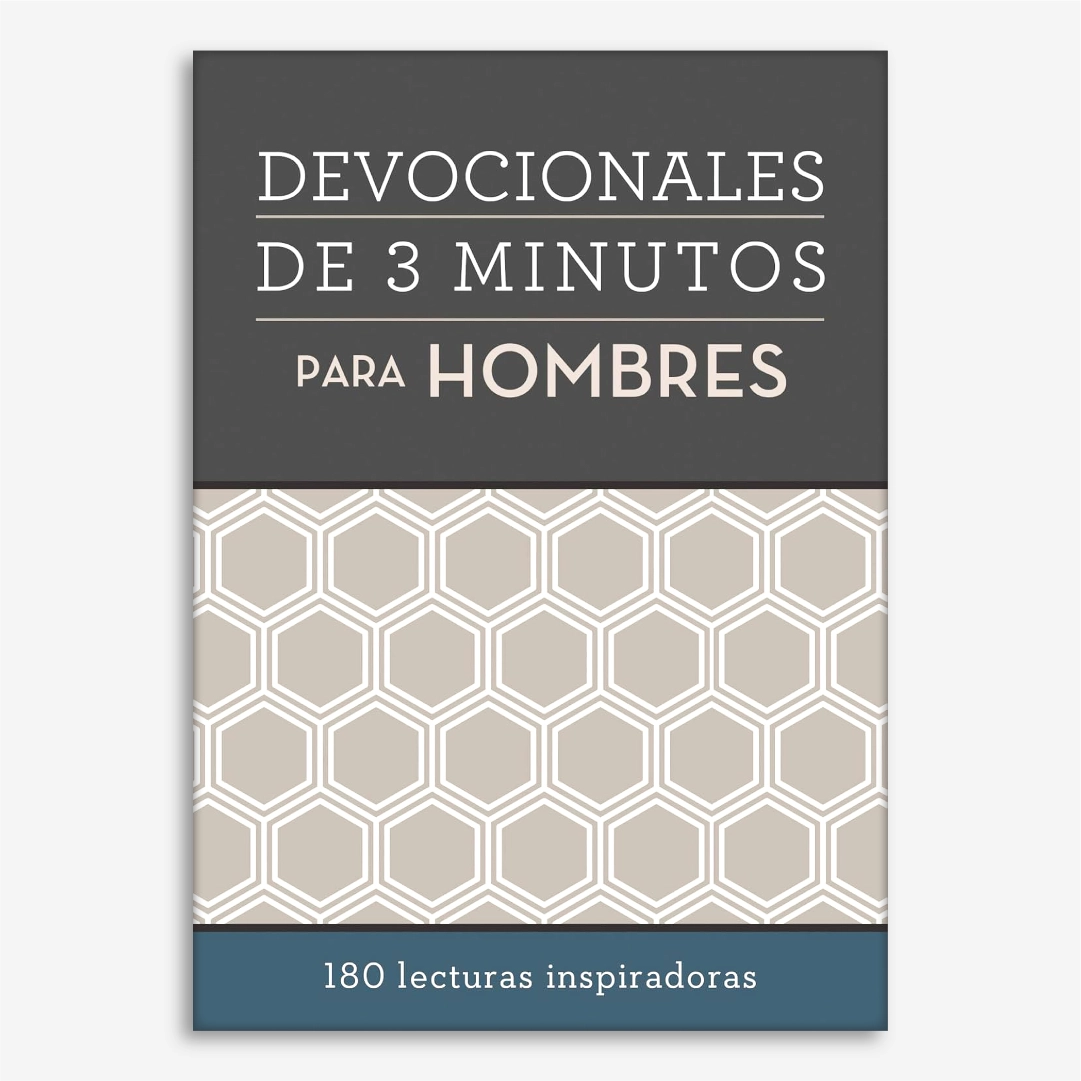 Devocionales de 3 minutos para hombres: 180 lecturas inspiradoras