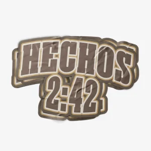 Hechos 2:42 Sticker - Colección 70's (3 de 5)