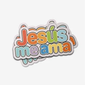 Jesús me Ama Sticker - Colección Buenas Nuevas (2 de 6)