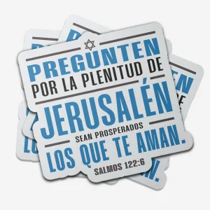 Salmo 122:6 Sticker - Colección Sion (2 de 5)