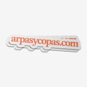 Logo Naranja Sticker - Colección General