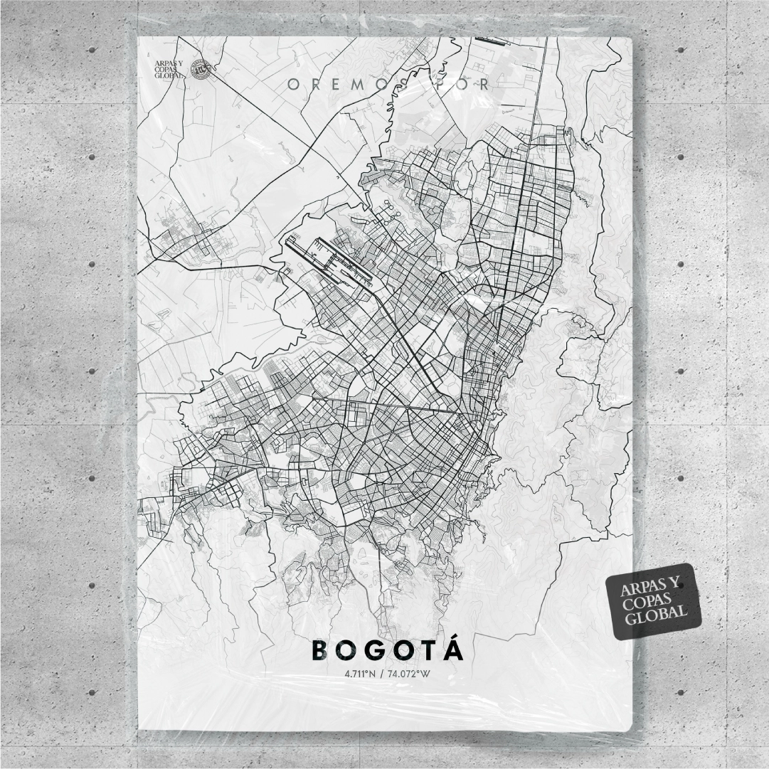 Poster de Bogotá (Colombia) - Descargable