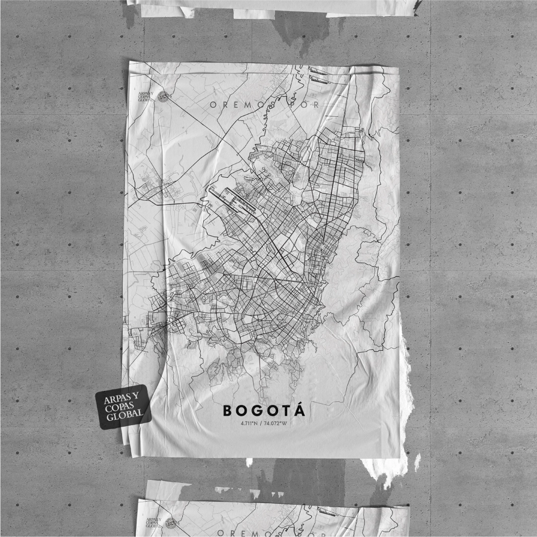 Poster de Bogotá (Colombia) - Descargable