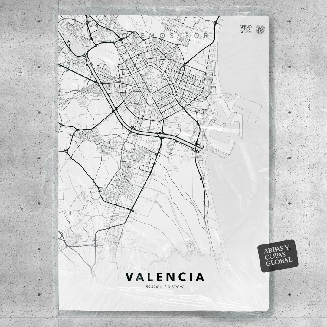 Poster de Valencia (España) - Descargable