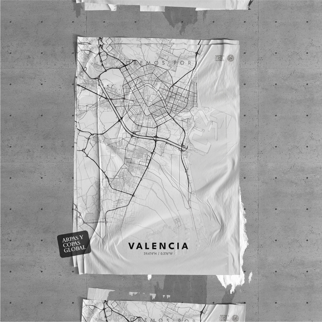 Poster de Valencia (España) - Descargable