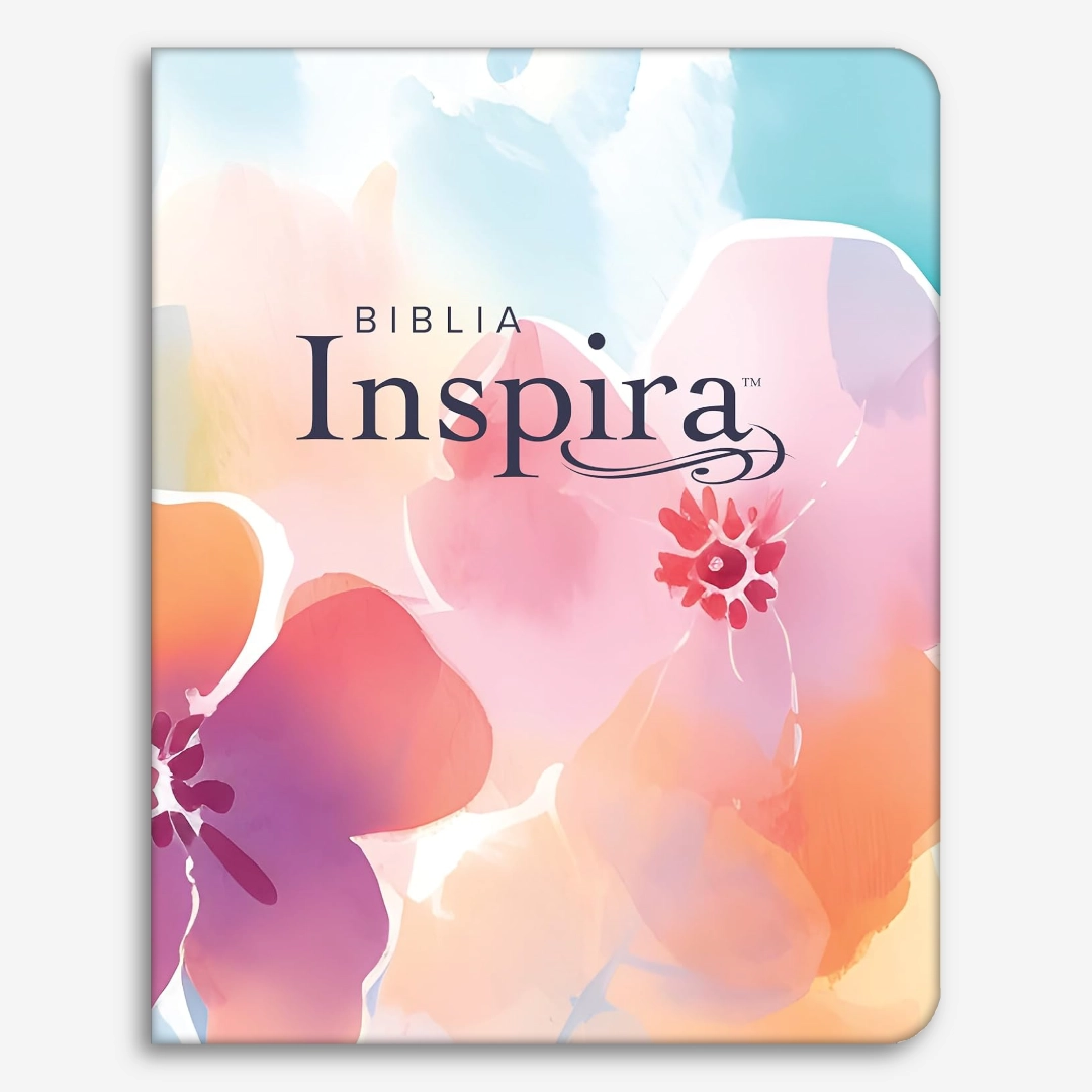 Biblia Inspira NTV (SentiPiel, Paraíso floral): La Biblia que inspira tu creatividad