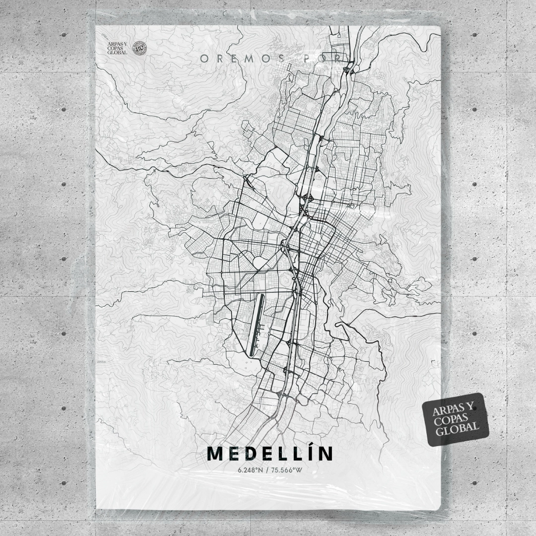 Poster de Medellín (Colombia) - Descargable