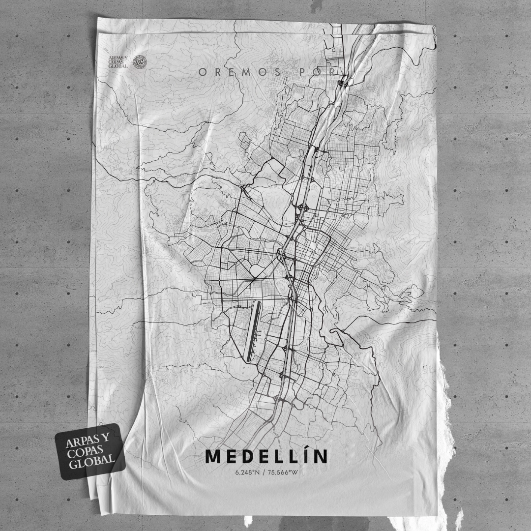 Poster de Medellín (Colombia) - Descargable