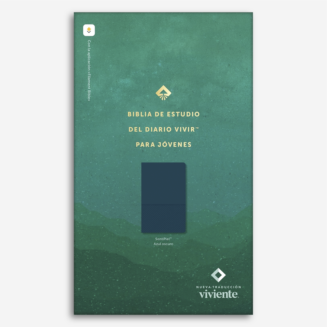 Biblia de Estudio Diario Vivir para Jovenes con Filament (Azul, Imitación Piel)
