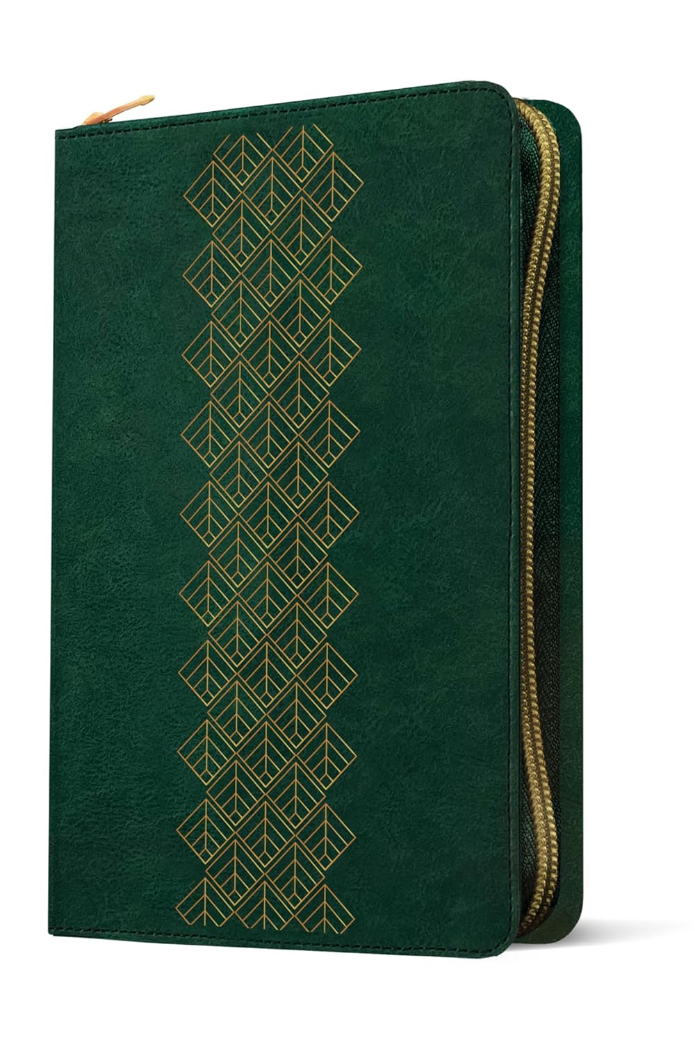 Biblia Ultrafina NTV con Filament (Con zíper, SentiPiel, Verde esmeralda, Letra Roja)