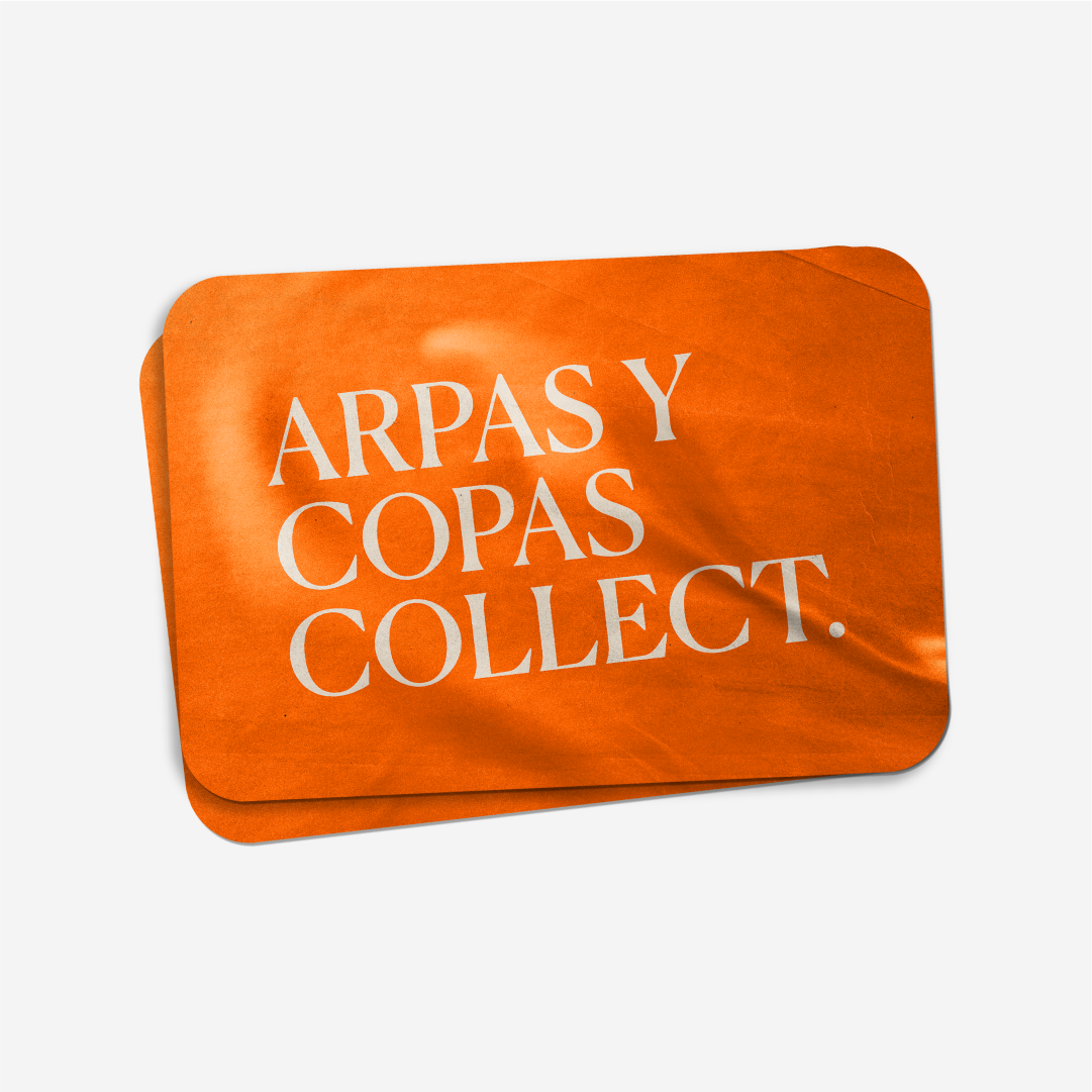 Arpas y Copas Collective (Orange) Sticker