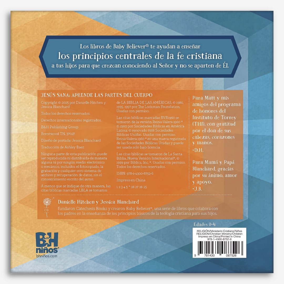 Jesús Sana: Aprende las partes del cuerpo