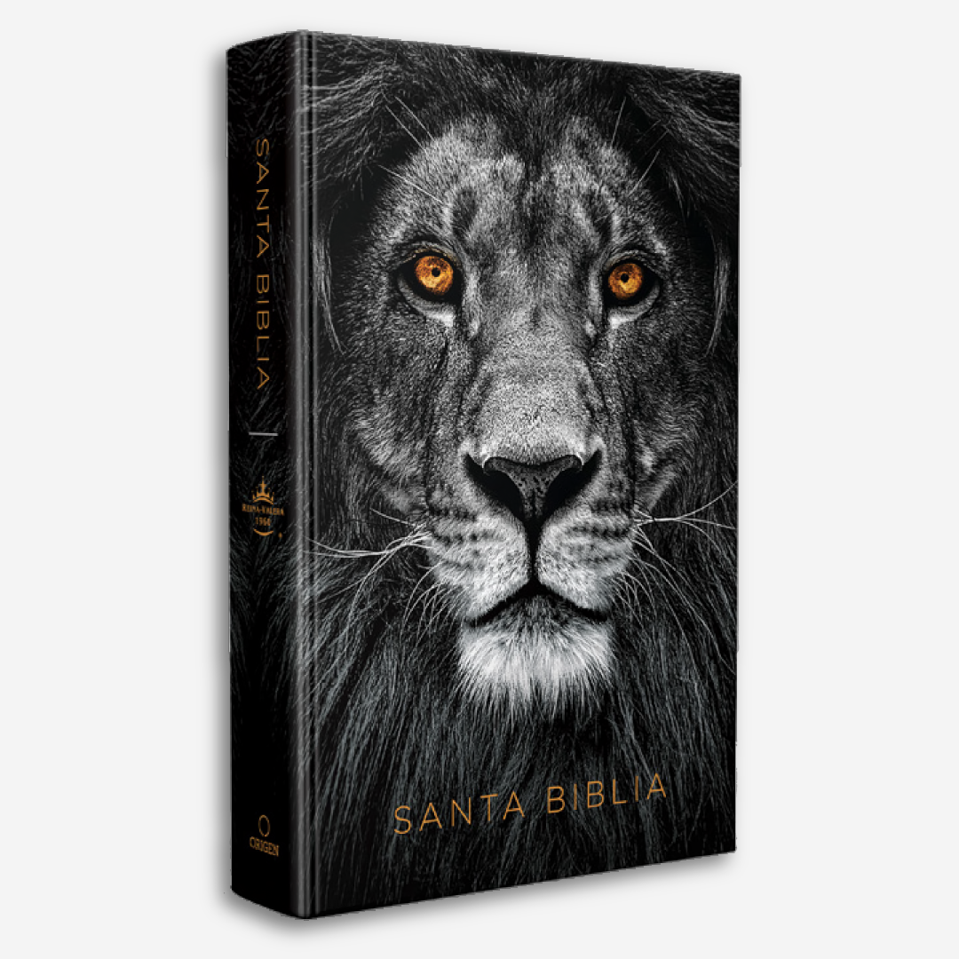 Biblia RVR60 - León De Judá (Tapa Dura, Letra grande, Tamaño Manual)