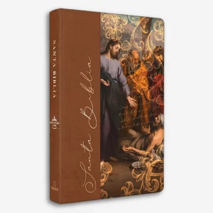 Biblia RVR60 - Jesús Sana (Tapa Dura de tela, Letra grande, Tamaño Manual)