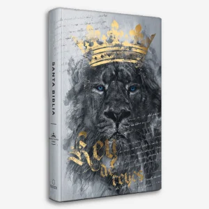 Biblia RVR60 - León Rey de Reyes (Tapa Dura, Letra grande, Tamaño Manual)