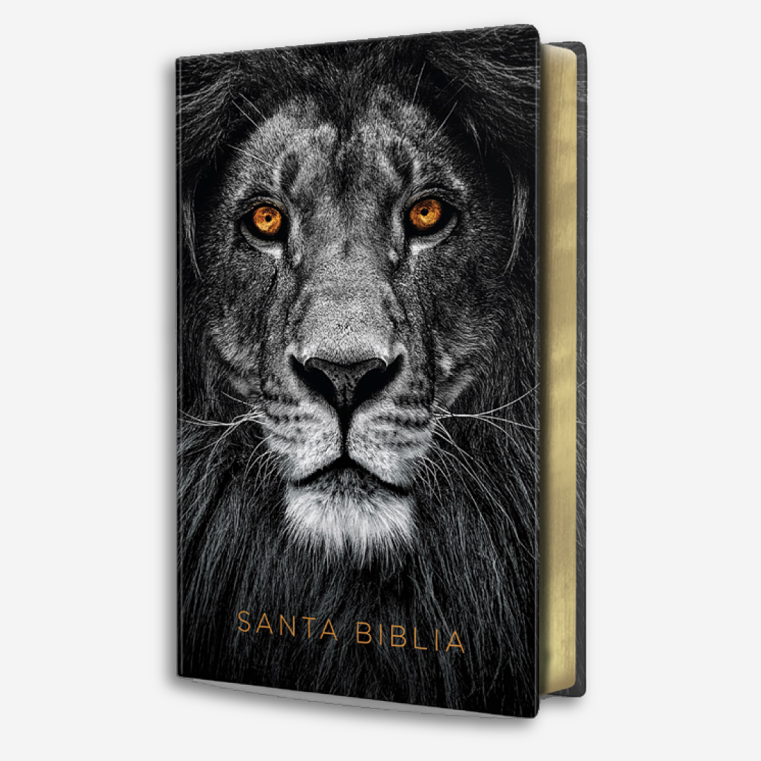 Biblia RVR60 - León De Judá (Símil Piel, Letra grande, Tamaño Manual)