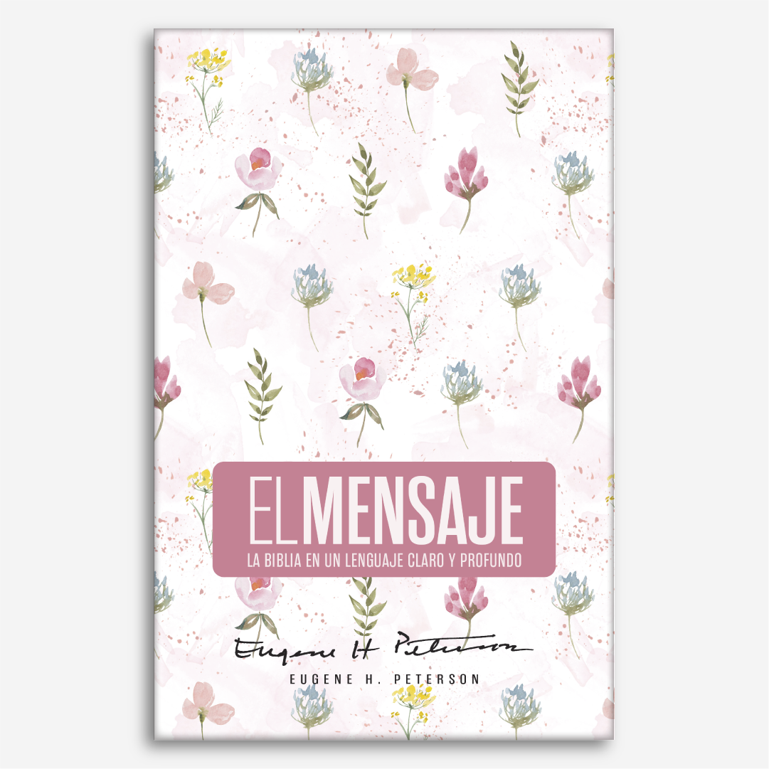 Biblia El Mensaje (Tapa dura, Rosa Floral): La Biblia en un lenguaje claro y profundo