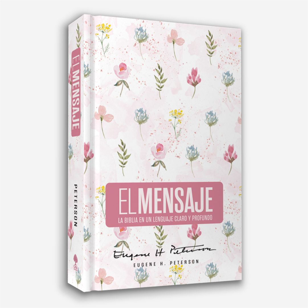Biblia El Mensaje (Tapa dura, Rosa Floral): La Biblia en un lenguaje claro y profundo