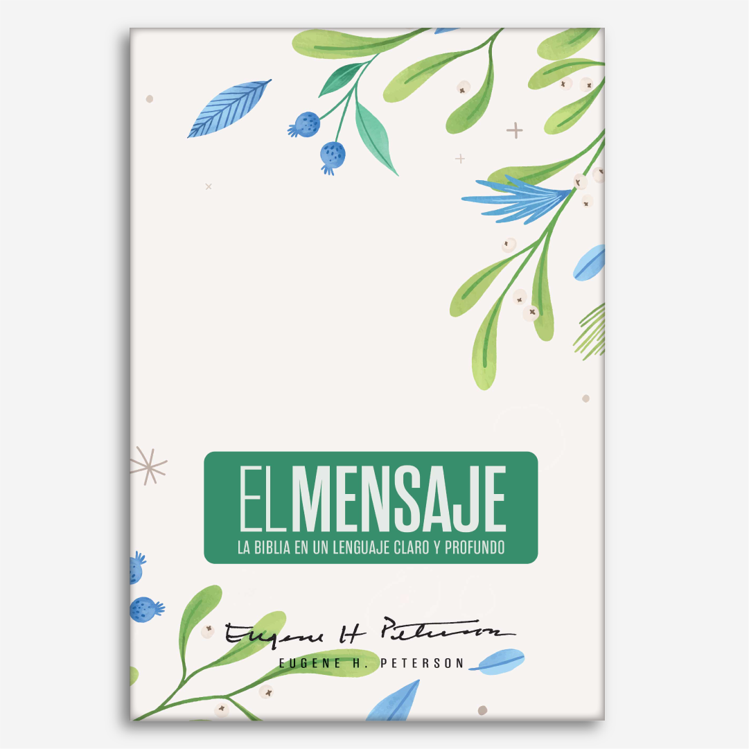 Biblia El Mensaje (Tapa dura, Verde Floral): La Biblia en un lenguaje claro y profundo