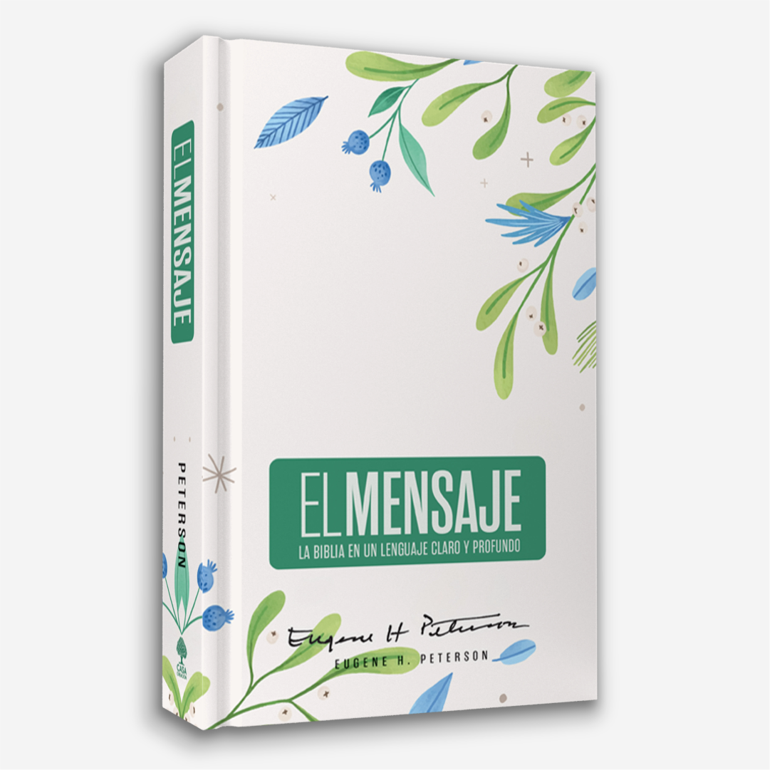 Biblia El Mensaje (Tapa dura, Verde Floral): La Biblia en un lenguaje claro y profundo